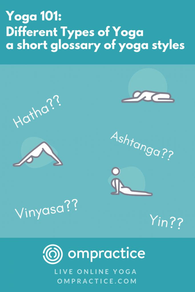 Ompractice Yoga 101 Different Types of Yoga a short glossary of yoga styles